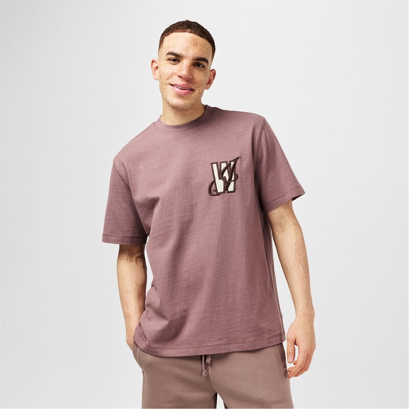 ジャック ウィルス メンズ トップス Tシャツ Jack Wills T-Shirt Brick Pink ピンク