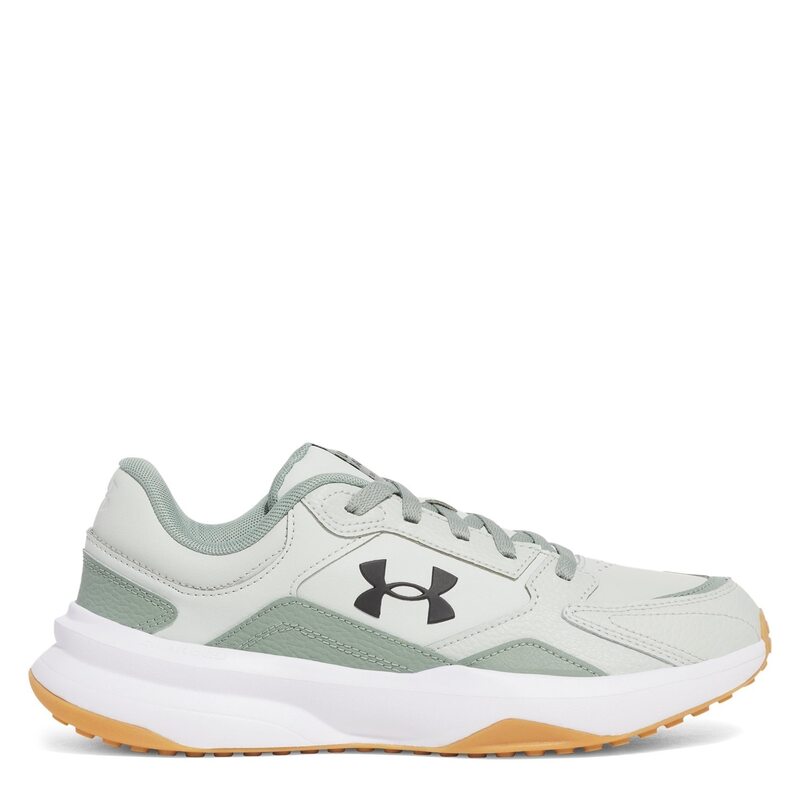 アンダーアーマー メンズ シューズ スニーカー Under Armour Edge LTHR Grn/Wht/Blk