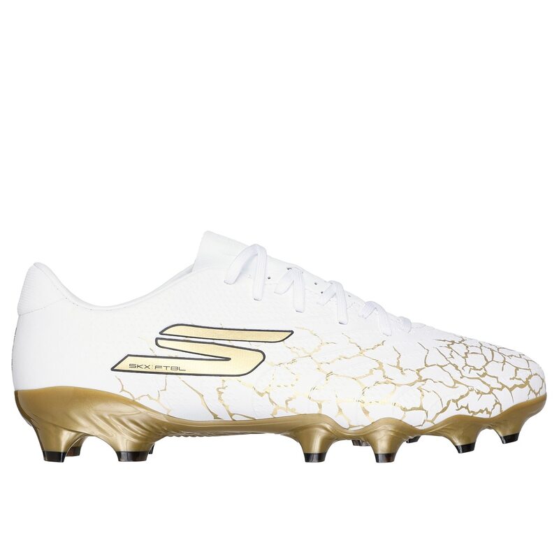 スケッチャーズ メンズ シューズ スニーカー ブーツ Skechers SKX 1 Firm Ground Football Boots White/Gold 白いこと