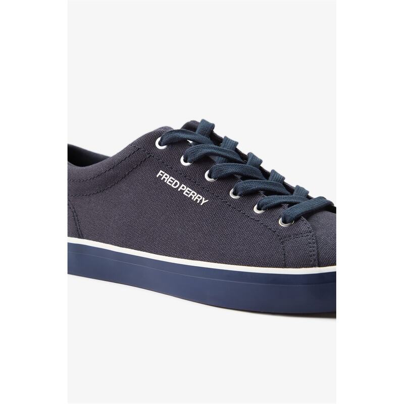 フレッドペリー メンズ シューズ スニーカー Fred Perry Fred Baseline Canvas Sn53 Navy 608 ネイビー
