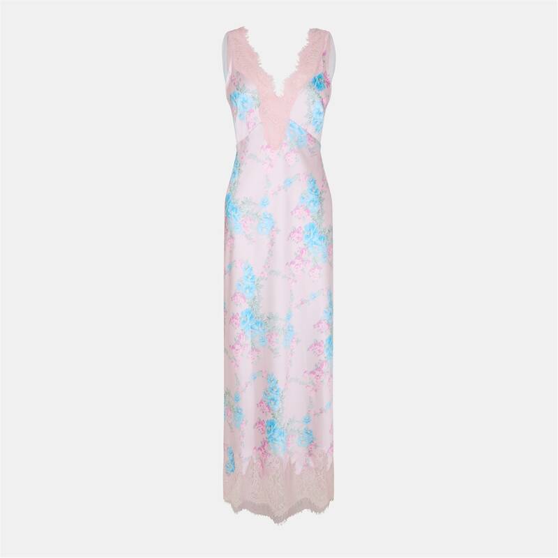 ラブスハックファンシー レディース トップス ワンピース LOVESHACKFANCY Love Serene Dress Ld53 Turquoise ターコイズ