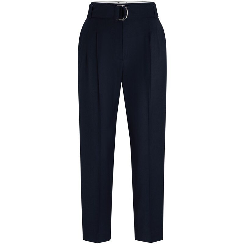 元締め レディース ボトムス 心地好いズボン下 Boss Tapiah1 10253979 01 Dark Blue 青色 レディースファッション-ボトムス