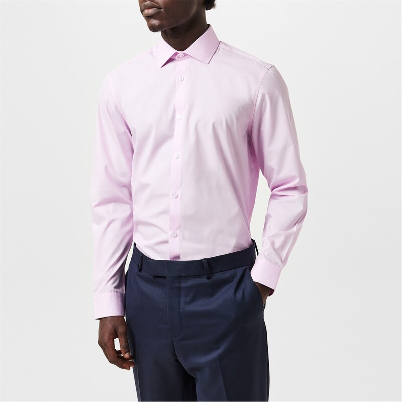 ツイステッド テイラー メンズ トップス シャツ Twisted Tailor Apsley Slim Shirt Pink ピンク