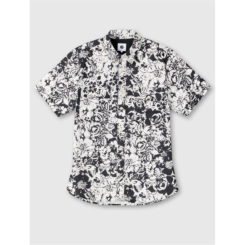 プレティグリーン メンズ トップス シャツ Pretty Green PG Molineux SS Sn53 Black ブラック