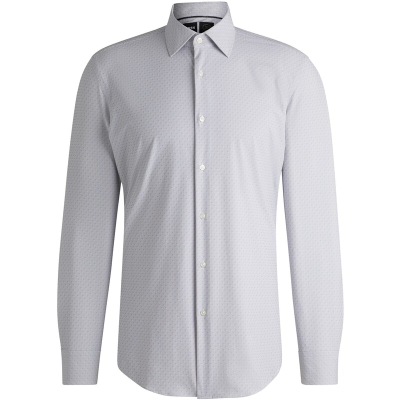 ボス メンズ トップス シャツ オックスフォード Boss P-Hank-Kent-C1-222 10265096 01 Oxford Shirt Mens Medium Grey グレー