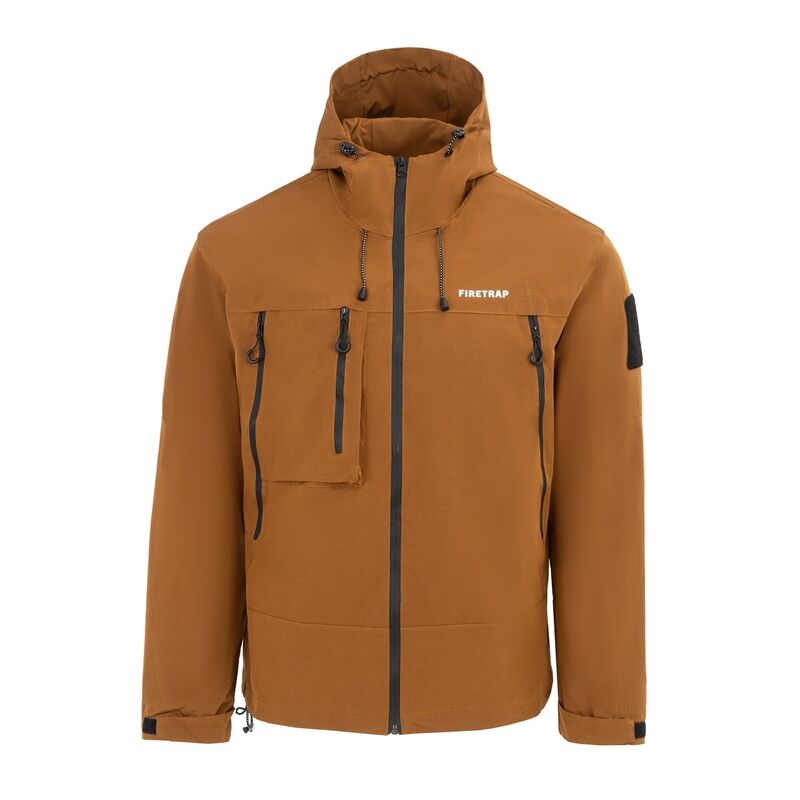 ファイヤートラップ メンズ アウター ジャケット・ブルゾン ジャケット Firetrap Windprf Mens Jacket Brown ブラウン