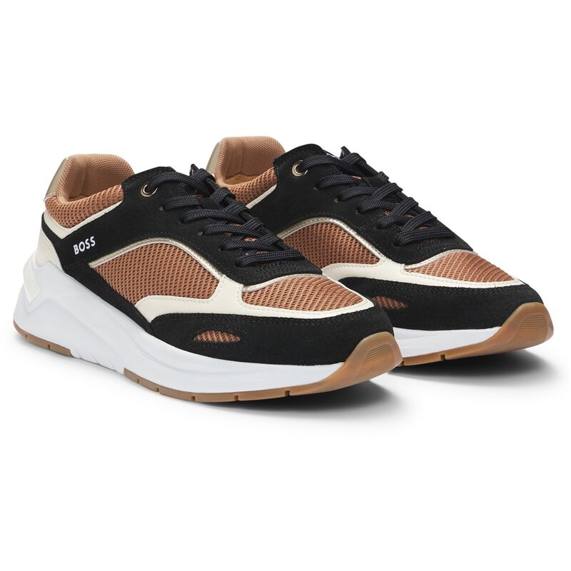 ボス レディース シューズ スニーカー Boss Skylar Runn Memxmt 10263307 01 Low-Top Trainers Womens Medium Beige ベージュ