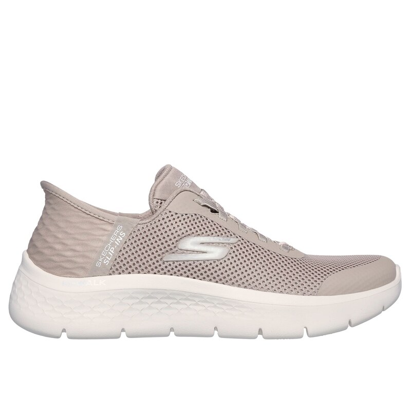 スケッチャーズ レディース シューズ スニーカー Skechers Slip-Ins: Go Walk Flex - Grand Entry Taupe トープ