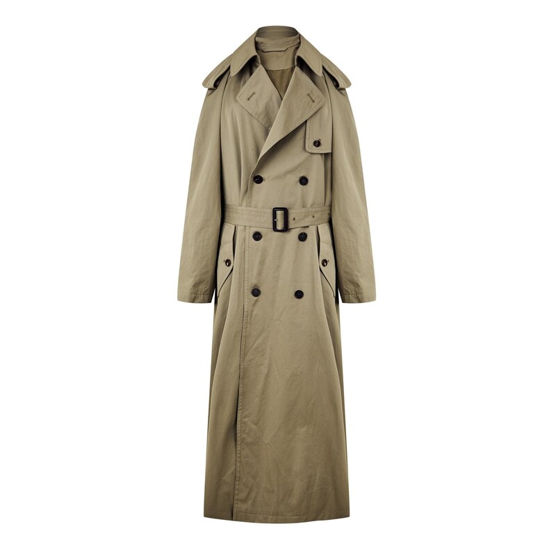バレンシアガ レディース アウター 上衣・上衣 BALENCIAGA Suspend Trench Dress Explorer Beige ベージュ