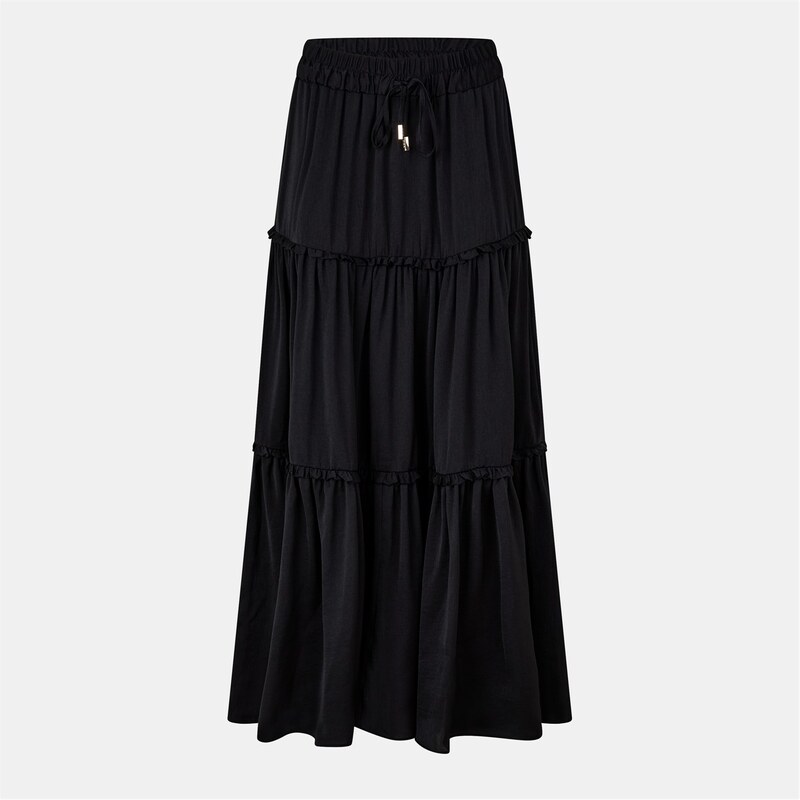 ビバ レディース ボトムス スカート マキシ Biba Maxi Skirt Black ブラック