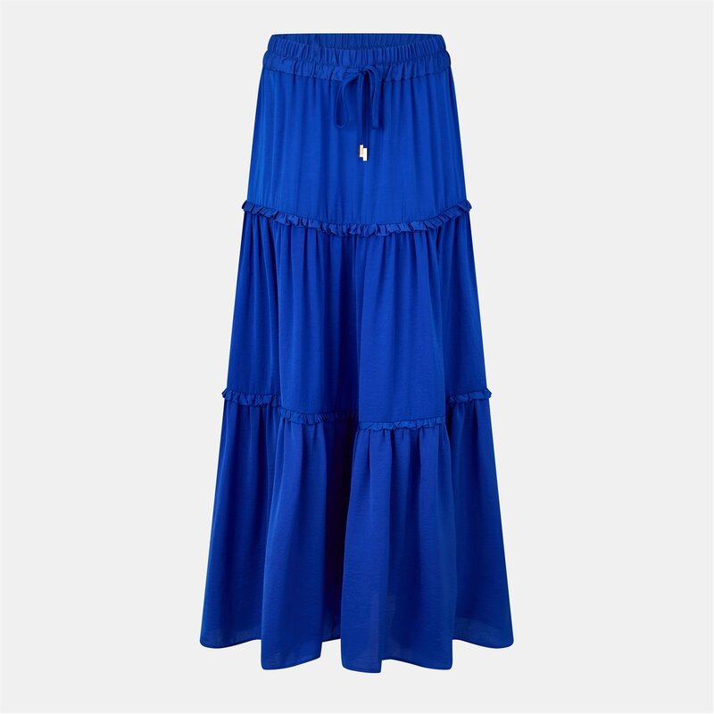 ビバ レディース ボトムス スカート マキシ Biba Maxi Skirt Blue ブルー