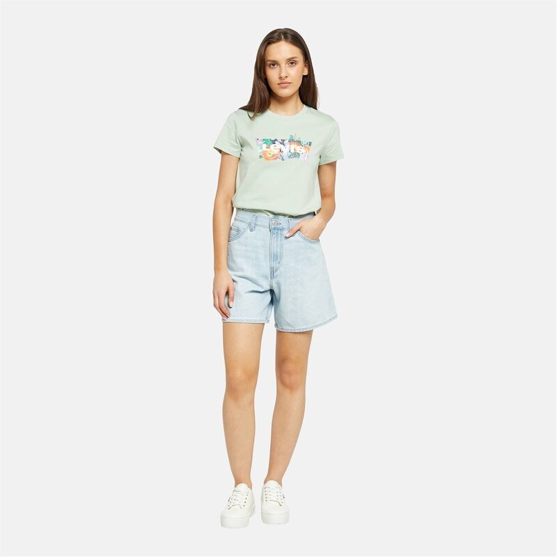 リーバイス レディース ボトムス ハーフパンツ・ショーツ Levis High Baggy Short Luxury Trip S Luxury Trip