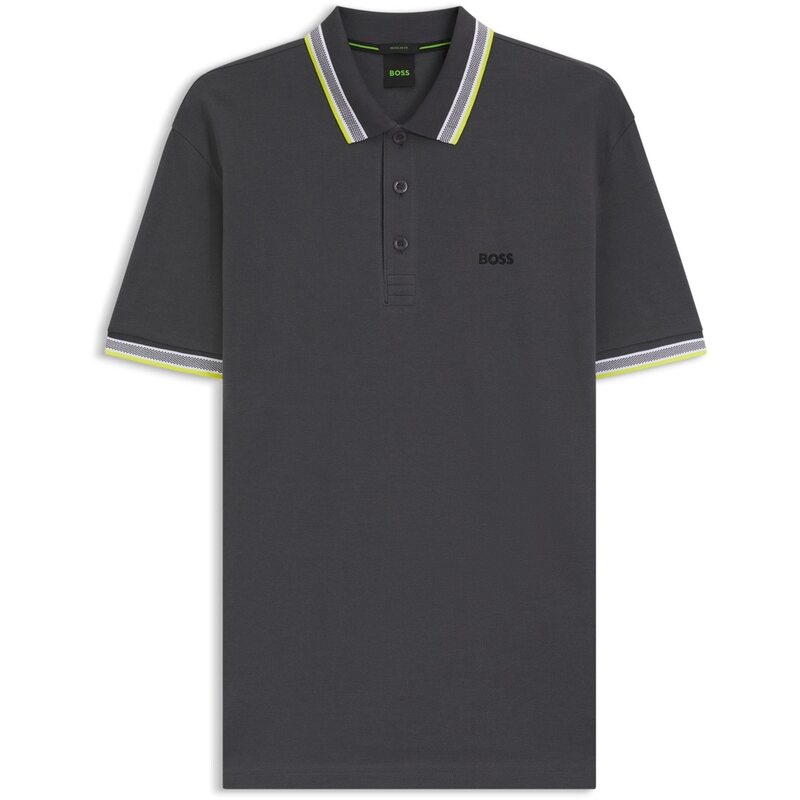 ボス メンズ トップス Tシャツ ポロシャツ Boss Paddy Polo Shirt CharGrn 029|ReVida 店