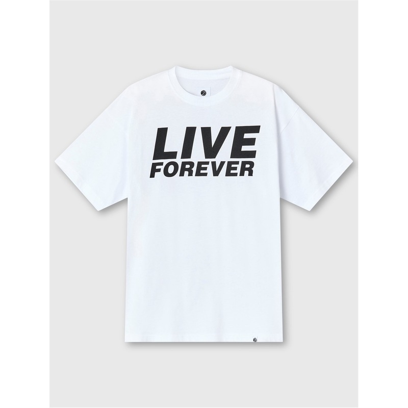 プレティグリーン メンズ トップス Tシャツ Pretty Green PG Live Forever Tour Sn53 White ホワイト|ReVida 店