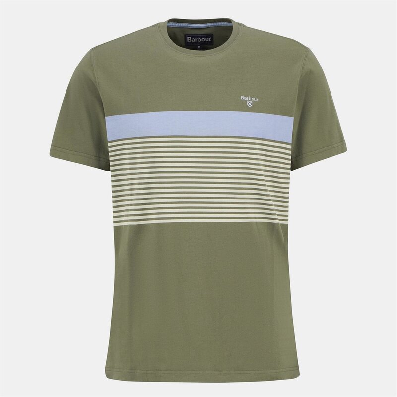 バブアー メンズ トップス Tシャツ Barbour B.Li Braeside Tee Sn53 Light Moss GN15｜ReVida 店