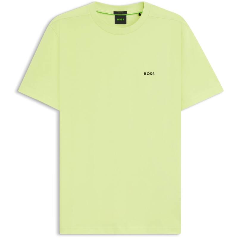 ボス メンズ トップス Tシャツ ロゴ Boss Crew Logo T-Shirt Lime 337 ライム