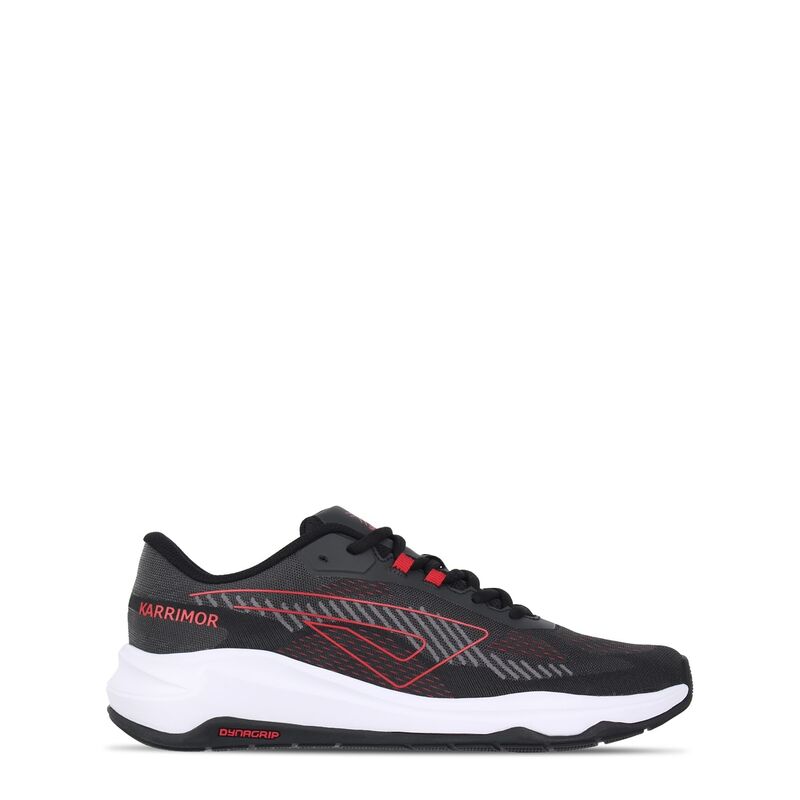 カリマー メンズ シューズ スニーカー Karrimor Tempo Men\u0027s Running Trainers Black/Red 黒いこと