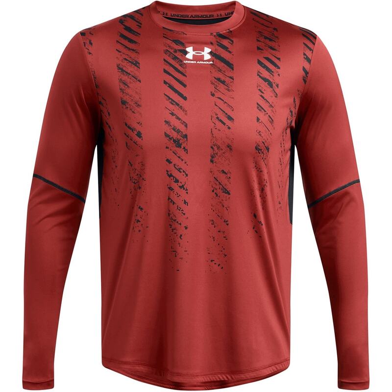 アンダーアーマー メンズ トップス Tシャツ ジャージー Under Armour Armour Ua M Ch. Pro Ls Jersey T-Shirt Mens Orange オレンジ