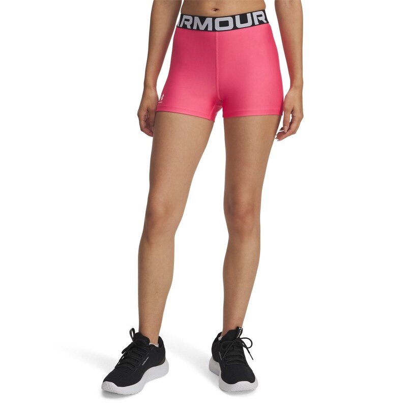 アンダーアーマー レディース ボトムス ハーフパンツ・ショーツ Under Armour Armour HeatGearR Shorty Women Super Pink ピンク
