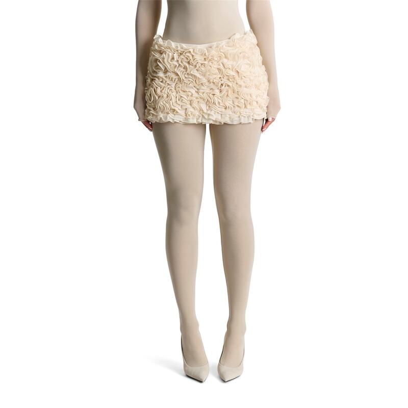 ネイキッドワードローブ レディース ボトムス スカート シフォン NAKED WARDROBE Naked W Chiffon Skrt Ld53 Cream クリーム|ReVida 店