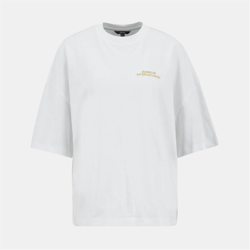 バブアー レディース トップス シャツ Tシャツ Barbour International B.Int Palma T-Shirt Ld53 White ホワイト 9,995円