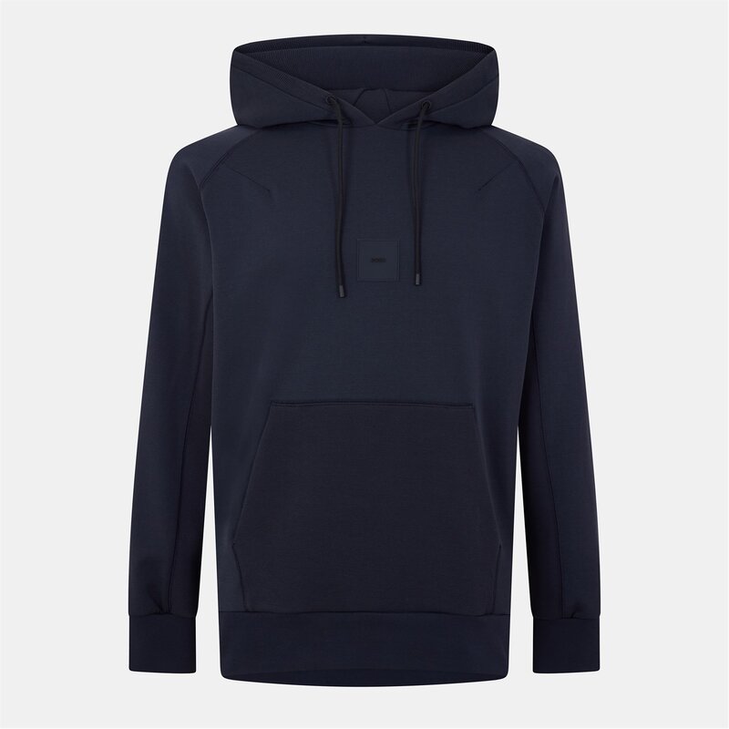 ボス メンズ アウター パーカー・スウェット Boss Soody Rib 10269980 01 Dark Blue 402 ブルー