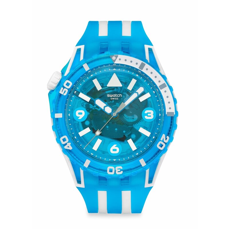 スウォッチ メンズ アクセサリー 腕時計 スキューバ Swatch Scubaqua 52 Blue Fire ブルー
