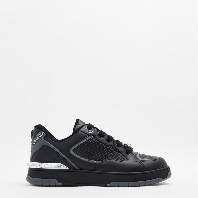 ヴェルサーチ メンズ シューズ スニーカー Versace Lthr Sneak Sn54 Black ブラック