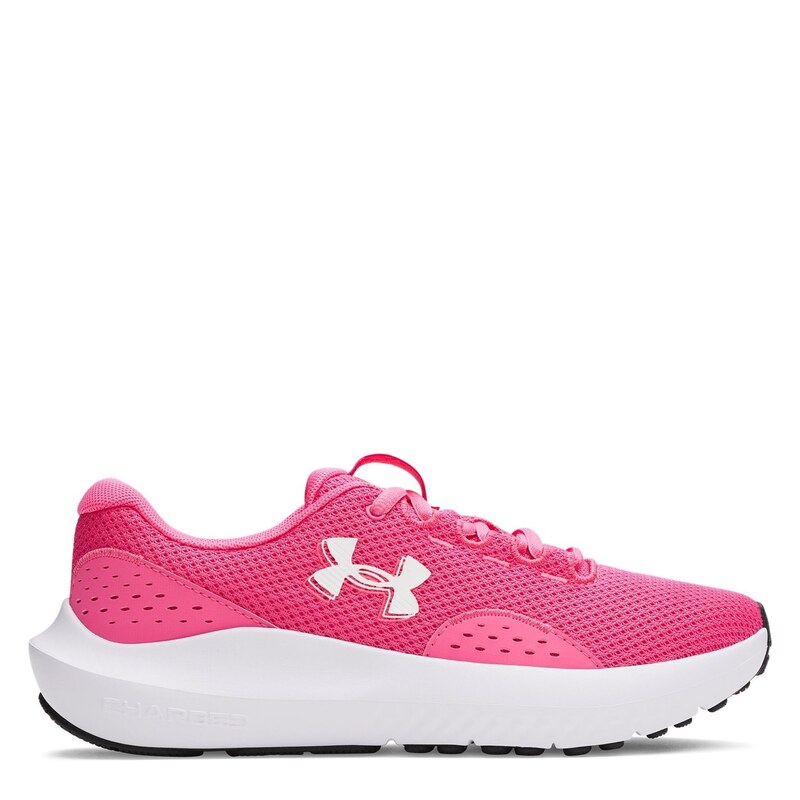 アンダーアーマー レディース シューズ スニーカー Under Armour Surge 4 Running Shoes Womens Super Pink さくら色 スニーカー-靴-レディース靴