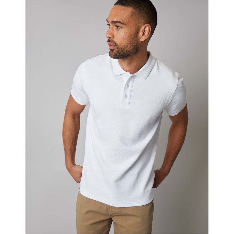 スリードベア メンズ トップス ポロシャツ Threadbare Polo Rocco Sn99 White ホワイト