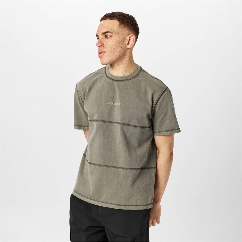 手玉 濾過性病原体 メンズ トップス ティーシャツ Jack Wills Garment Dye T-Shirt Smokey Olive オリーブ Tシャツ・カットソー-トップス