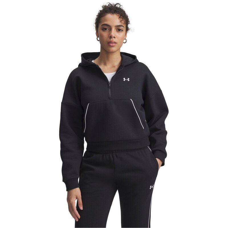アンダーアーマー レディース アウター パーカー・スウェット Under Armour Rival Flc Pipe HZ Ld54 Black ブラック|ReVida 店