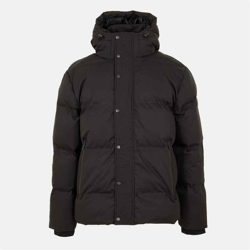 エバーラスト メンズ アウター ジャケット・ブルゾン ジャケット Everlast Short Puffer Jacket Mens Black ブラック｜ReVida 店