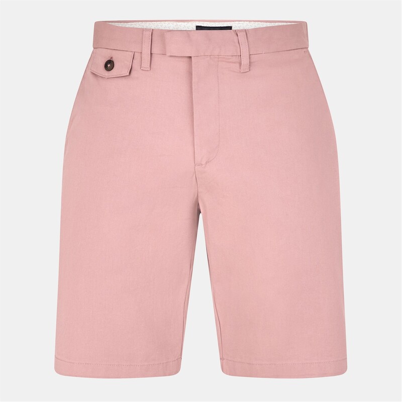 テッドベーカー メンズ ボトムス 二分の一ズボン下・さる股引き Ted Baker Ted Alscot ChinoShrt 錫53 Mid-Pink サクラ色 メンズファッション-ズボン・パンツ