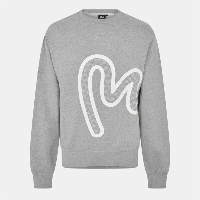 マネー メンズ アウター パーカー・スウェット Money Sig Star Crew Grey Melange グレー
