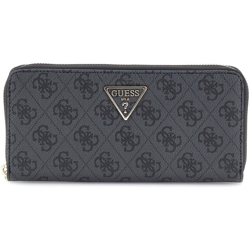 ゲス レディース 付属品 紙入れ Guess Laurel Zip-Around Wallet Coal