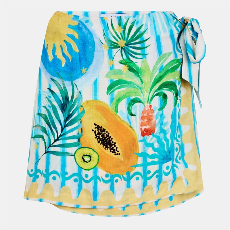 ネバーフリードレスド レディース ボトムス スカート Never Fully Dressed Never Rio Skirt Ld53 Blue ブルー