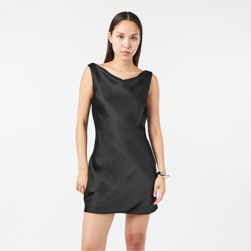ノーマカマリ レディース トップス ワンピース ミニワンピース ドレープ ミニ NORMA KAMALI NK Drape Mini Dress Ld54 Black ブラック