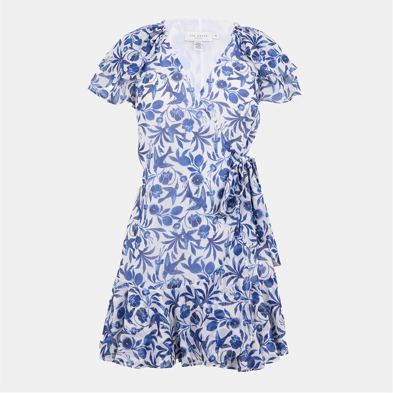 テッドベーカー レディース トップス ワンピース Ted Baker Woven Dress Ld99 Blue ブルー｜ReVida 店