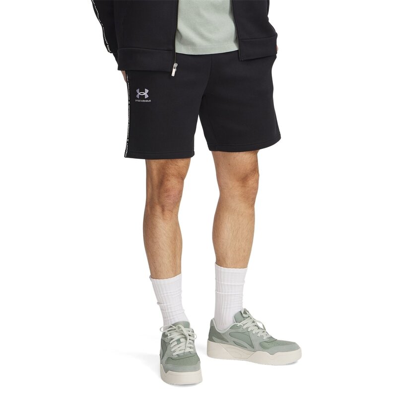 アンダーアーマー メンズ ボトムス ハーフパンツ・ショーツ Under Armour Icon Flc Shrt Sn53 Black ブラック
