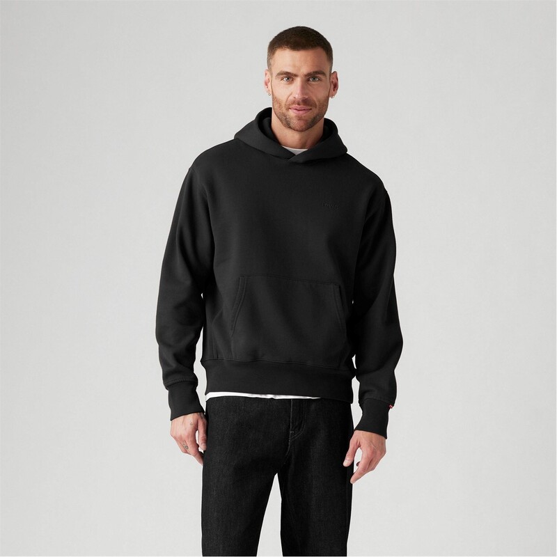 リーヴァイズジーンズ メンズ アウター パーカー・スウェット パーカー Levis The Authentic Hoodie Black Aga Black 黒いこと