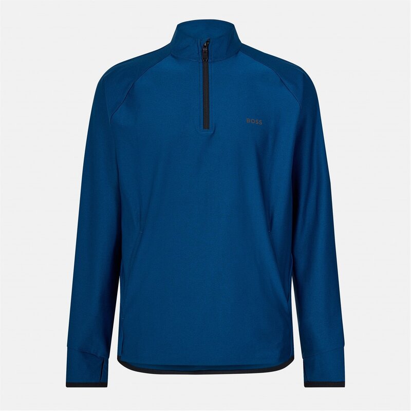 主任者 メンズ アウター パーカー・スウェット Boss Sweat Active 10266288 01 Open Blue 青色