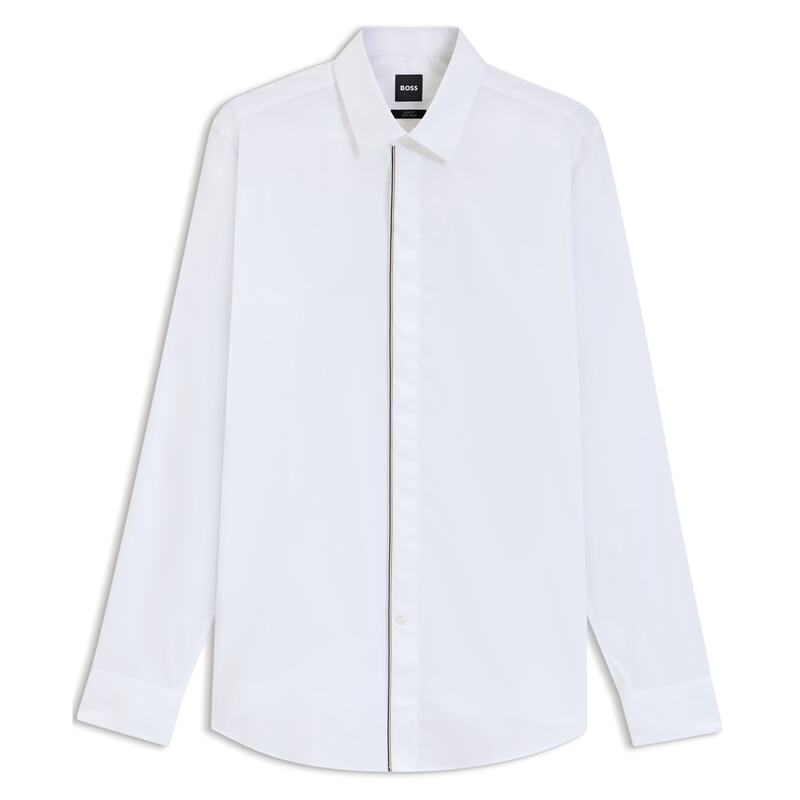 ボス メンズ トップス シャツ Boss H-Hank-Party7-253 10245425 01 White 100 ホワイト|ReVida 店