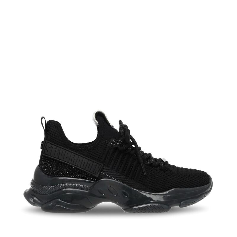 スティーブ マデン レディース シューズ スニーカー マキシ Steve Madden Women\'s Maxilla Low-Top Runners Black ブラック|ReVida 店