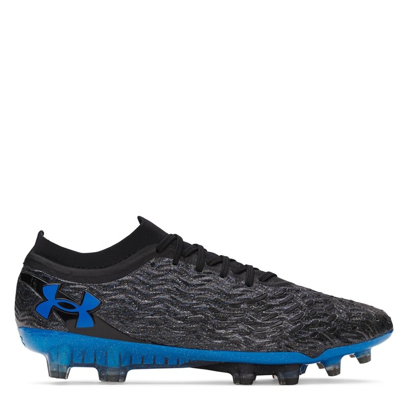 アンダーアーマー メンズ シューズ スニーカー ブーツ Under Armour Magnetico Elite Adults Firm Ground Football Boots Black/Blue 黒いこと メンズ靴-靴
