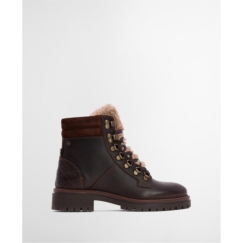 バブアー レディース シューズ ブーツ・レインブーツ Barbour B.Li Bamburgh Hiker Ld54 Brown ブラウン|ReVida 店