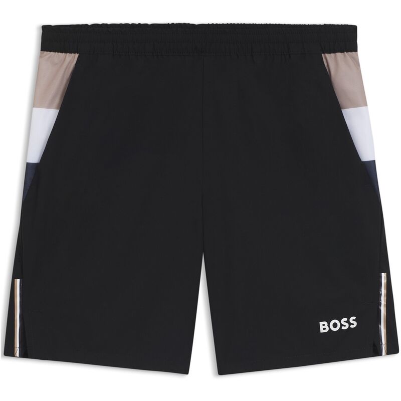ボス メンズ ボトムス ハーフパンツ・ショーツ ショートパンツ Boss Active 9 Tennis Shorts Black ブラック