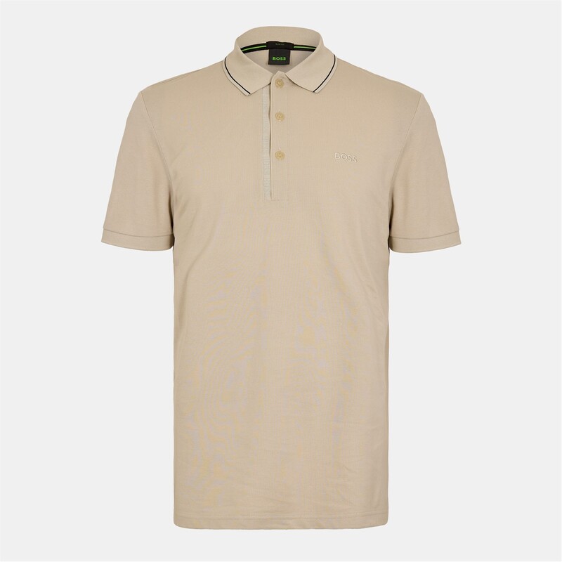 ボス メンズ トップス ポロシャツ Boss Men's Paule Short Sleeve Polo Shirt Light Beige ベージュ|ReVida 店