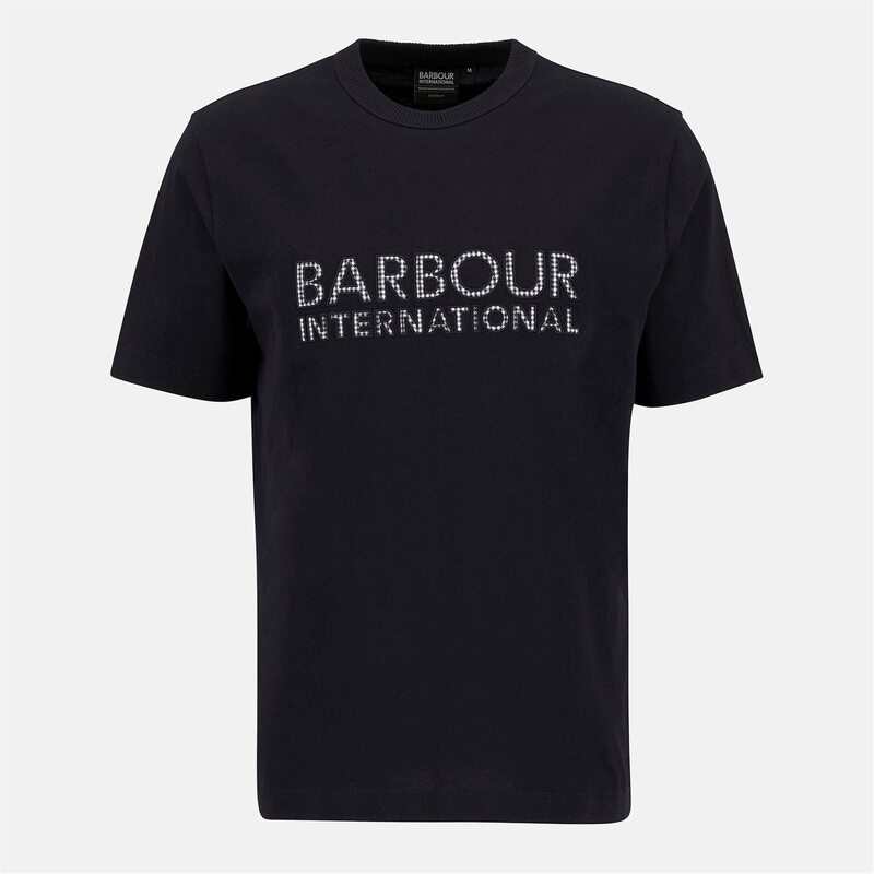 バブアー メンズ トップス プルオーバー Barbour International Bertie T-Shirt Black BK11 黒いこと