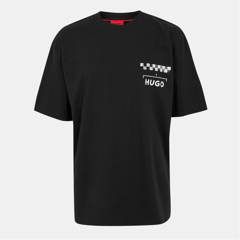 フューゴ メンズ トップス Tシャツ Hugo Drallie 10248326 01 Black ブラック